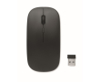 Souris sans fil en ABS avec batterie USB et câble inclus couleur noir