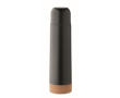 Thermos en inox double paroi avec base en liège 500 ml couleur noir