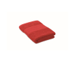 Serviette en coton bio douce et absorbante 360 g/m² 50x30 couleur rouge