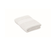 Serviette en coton bio douce et absorbante 360 g/m² 50x30 couleur blanc