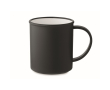 Mug vintage en plastique recyclé d'une capacité de 300 ml couleur noir