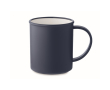 Mug vintage en plastique recyclé d'une capacité de 300 ml couleur bleu marine