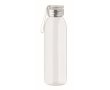 Bouteille en inox à couvercle, anse silicone assortie 650 ml couleur blanc