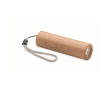 Lampe de poche en bois rechargeable à 3 modes 5W couleur bois