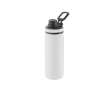 Bouteille en alu avec poignée et bouchon en plastique 570 ml couleur blanc