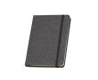 Carnet écologique avec couverture RPET couleur noir