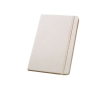 Carnet écologique avec couverture RPET couleur beige