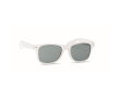 Lunettes de soleil publicitaire recyclée couleur blanc