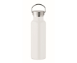 Gourde étanche en acier recyclé avec bouchon et poignée 500ml couleur blanc