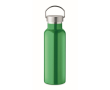Gourde étanche en acier recyclé avec bouchon et poignée 500ml couleur vert