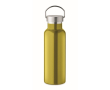 Gourde étanche en acier recyclé avec bouchon et poignée 500ml couleur vert lime