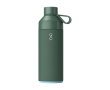 Bouteille thermos en acier et plastique marin avec verre bouchon 1L couleur vert foncé