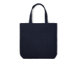 Sac polyvalent en toile recyclée à longues anses 400 g/m² couleur bleu marine