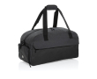 Sac de voyage en RPET au design spacieux avec poche frontale couleur noir