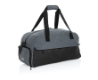 Sac de voyage en RPET au design spacieux avec poche frontale couleur gris
