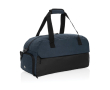 Sac de voyage en RPET au design spacieux avec poche frontale couleur bleu