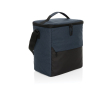 Sac isotherme en RPET à poche frontale, capacité 12 canettes couleur bleu