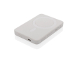 Powerbank sans fil avec aimant et indicateur 5 000 mAh couleur blanc