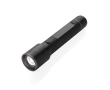 Grande lampe en aluminium recyclé à 5 modes et portée 500m couleur noir