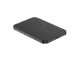 Powerbank magnétique en aluminium recyclé à aimant 3 000 mAh couleur noir