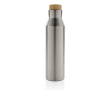Bouteille thermos en inox recyclé à bouchon anti-fuite 650ml couleur argenté