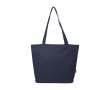 Sac fourre-tout en polyester recyclé à fermeture éclair couleur bleu marine