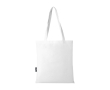 Sac à provisions en polyester recyclé avec anses 80g/m² couleur blanc