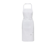 Tablier en denim de coton recyclé avec poches 320 g/m² couleur blanc