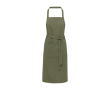 Tablier en denim de coton recyclé avec poches 320 g/m² couleur vert