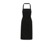 Tablier en denim de coton recyclé avec poches 320 g/m² couleur noir