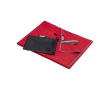 Serviette de sport ultralégère, polyester et nylon 200 g/m² couleur rouge