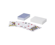 Jeu de 54 cartes classique à 2 jokers dans boîte en papier couleur blanc