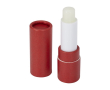 Baume à lèvres durable en papier recyclé avec SPF 15 couleur rouge