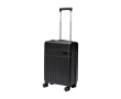 Valise trolley de cabine 20\" à roues pivotantes de 40L couleur noir
