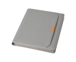 Porte-documents en matériau recyclé intégralement zippé couleur gris