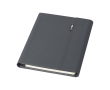 Porte-documents en polyester recyclé, porte-cartes et mobile couleur gris