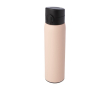 Thermos en acier inoxydable recyclé à ouverture bouton 450ml couleur marron clair