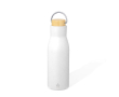 Bouteille en inox recyclé à double paroi avec anse 500ml couleur blanc
