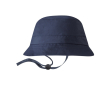 Bob en microfibre avec lanière de fixation réglable couleur bleu marine