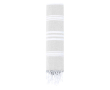 Serviette paréo bicolore, coton recyclé et polyester 255g/m² couleur gris