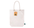 Sac à anses longues en 100% coton recyclé Fairtrade 280g/m² couleur naturel