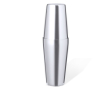 Shaker en acier inoxydable composé de deux verres 500ml couleur argenté
