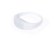 Bracelet en silicone avec LED réagissant à la musique couleur blanc