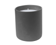 Bougie parfum vanille dans un élégant pot en céramique couleur gris