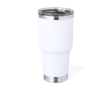Gobelet en acier inoxydable à double paroi avec doseur 600ml couleur blanc