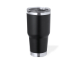 Gobelet en acier inoxydable à double paroi avec doseur 600ml couleur noir