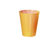 Gobelet réutilisable en plusieurs coloris translucide 500ml couleur orange