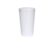 Gobelet réutilisable en plastique translucide 330ml couleur transparent