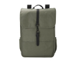 Sac à dos en RPET avec 2 poches latérales et sangle à boucle couleur vert