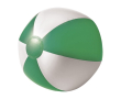 Ballon de plage en PVC bicolore, coloris au choix couleur vert